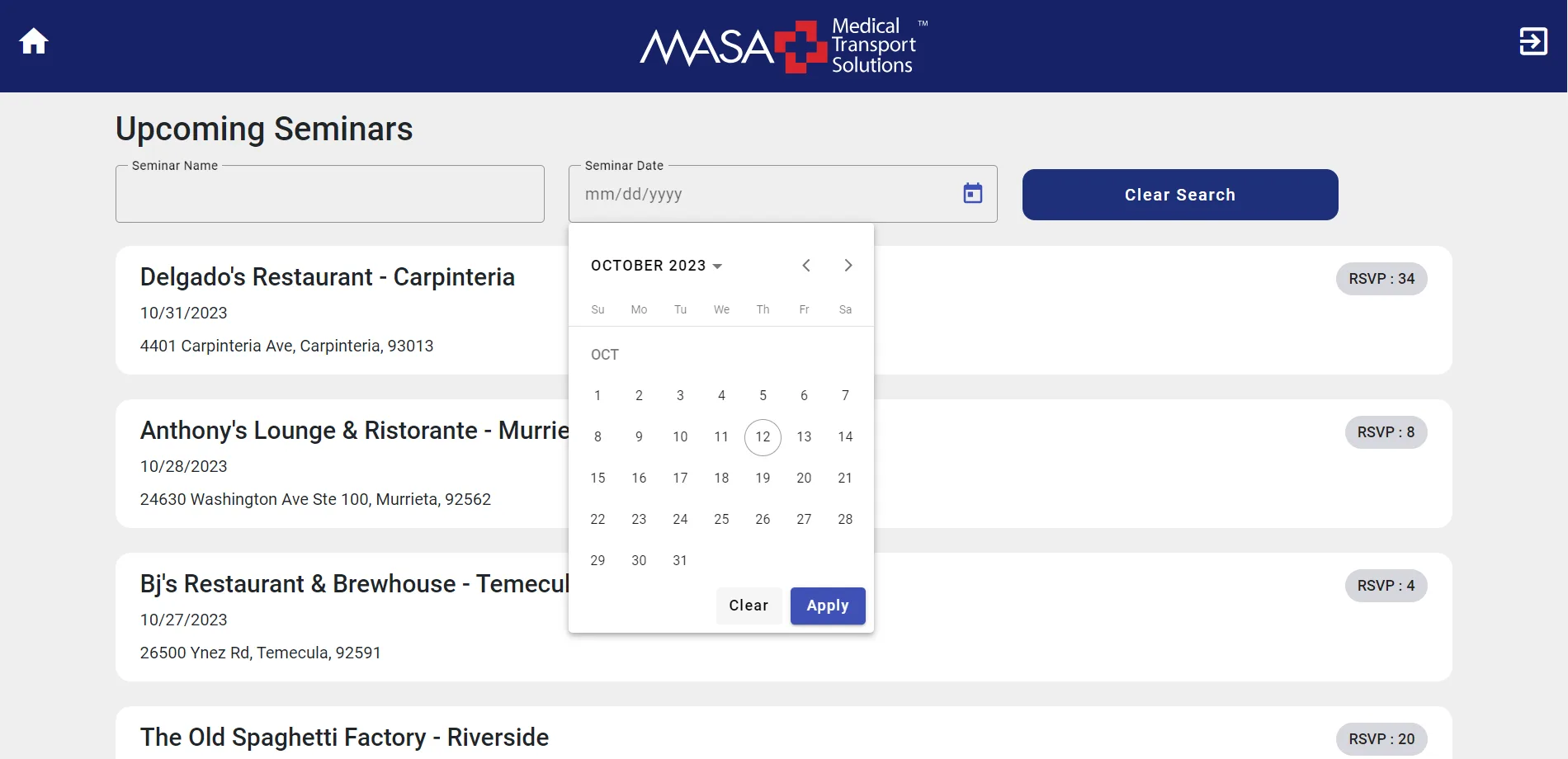 Event Management Portfolio