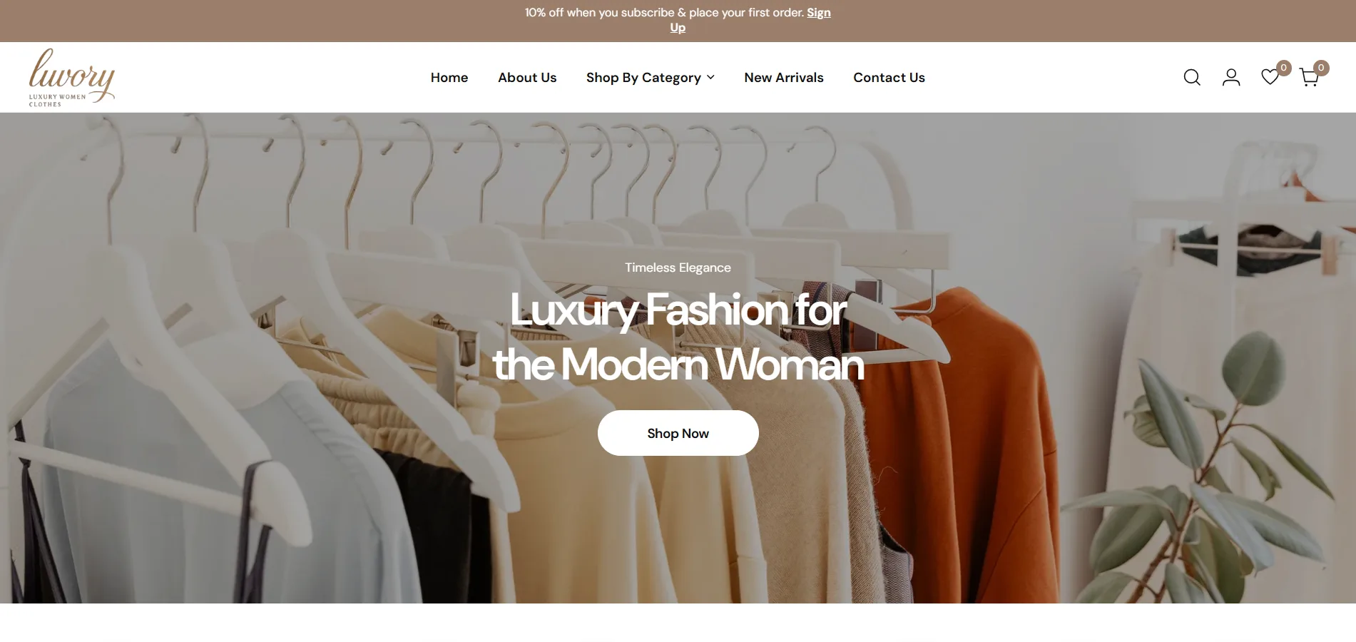 Luvory eCommerce Portfolio